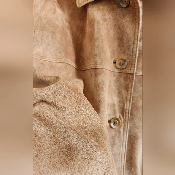 Bernardo Genuine Soft Suede Leather Jacket - Picture 3 of 16